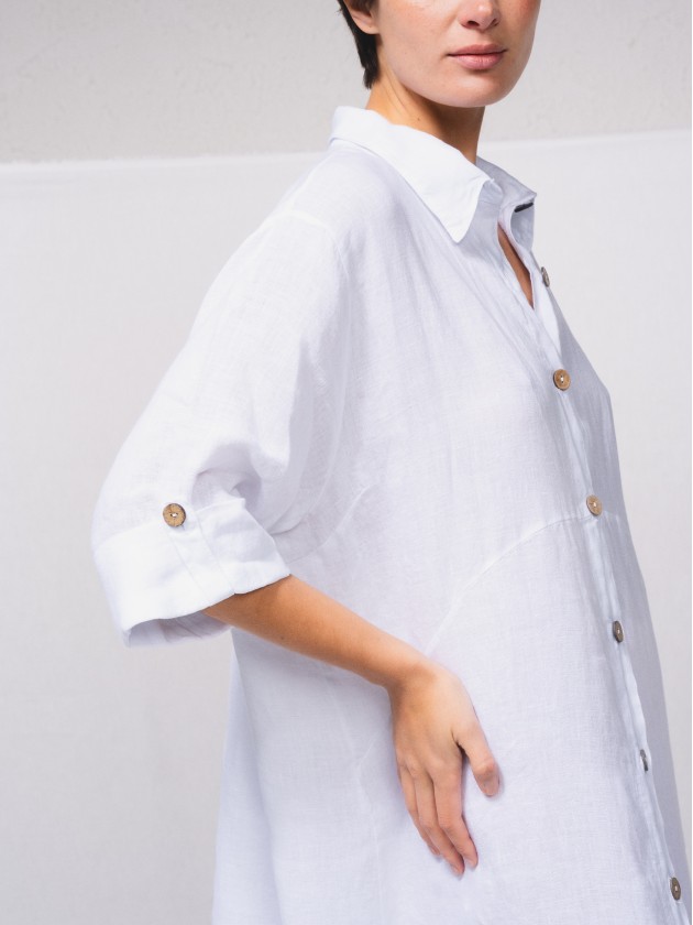 Vestido de linho