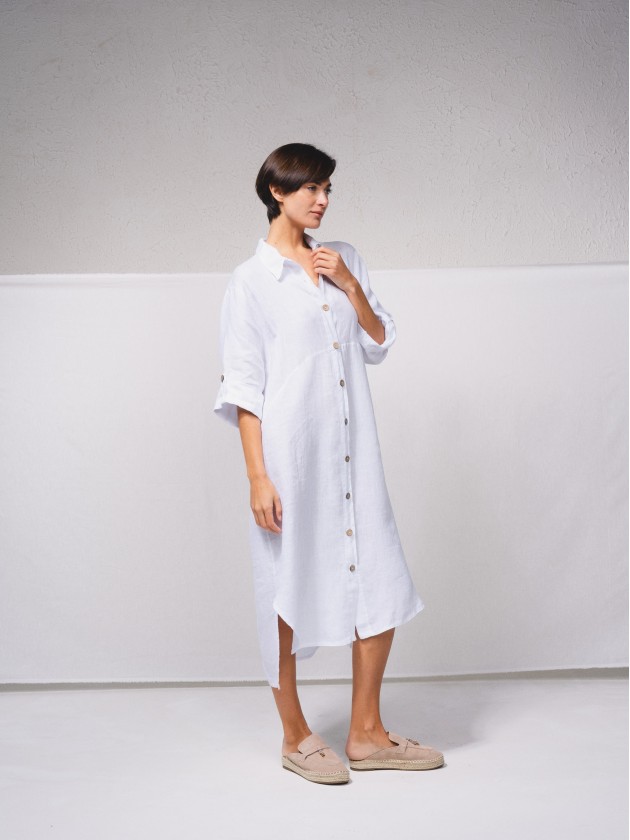 Vestido de linho