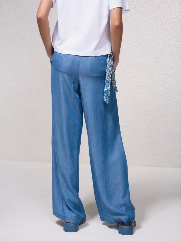 Pantalon fluide en tencel