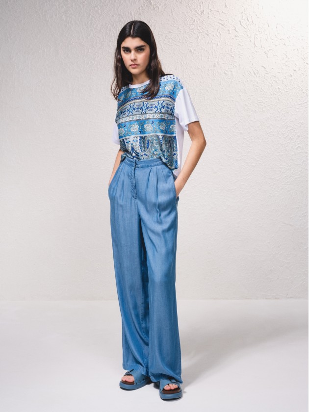 Pantalon fluide en tencel