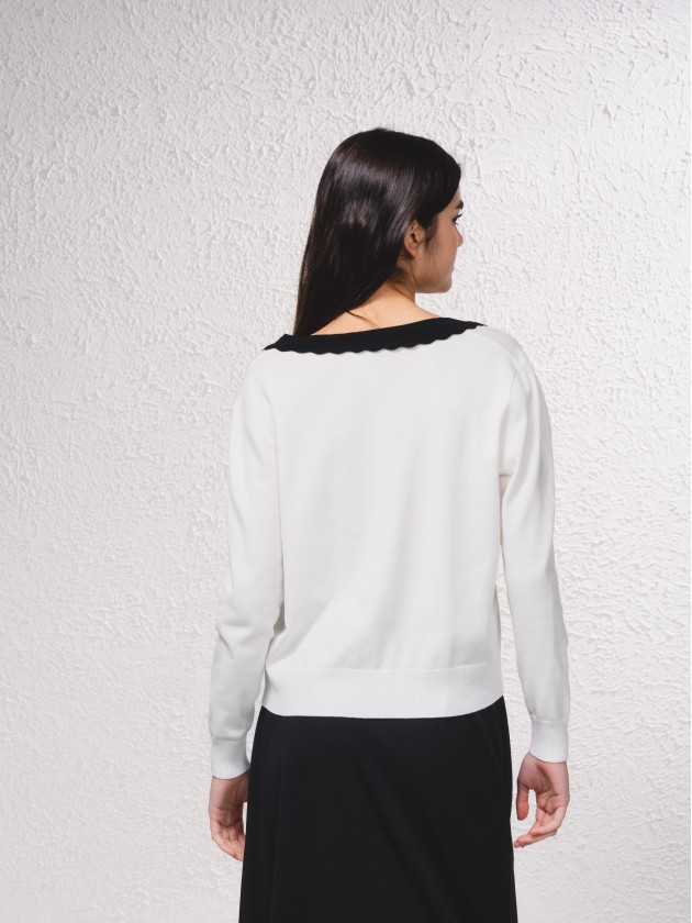 Camisola de malha fina