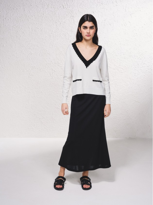 Camisola de malha fina