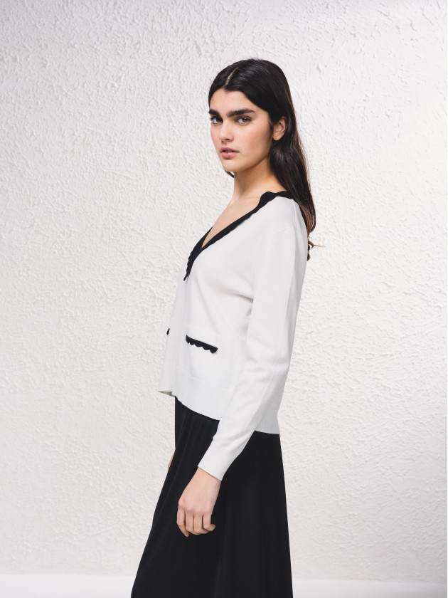 Camisola de malha fina