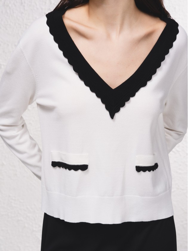 Camisola de malha fina