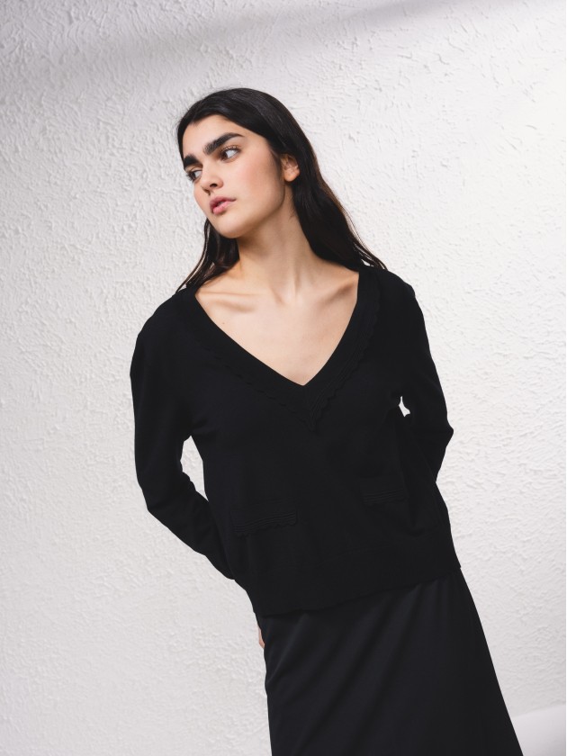 Camisola de malha fina