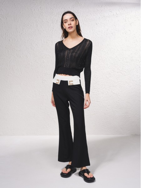 Pull court au crochet