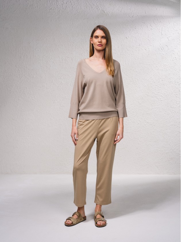 Camisola bsica em malha fina