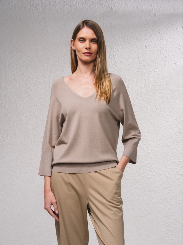 Camisola bsica em malha fina