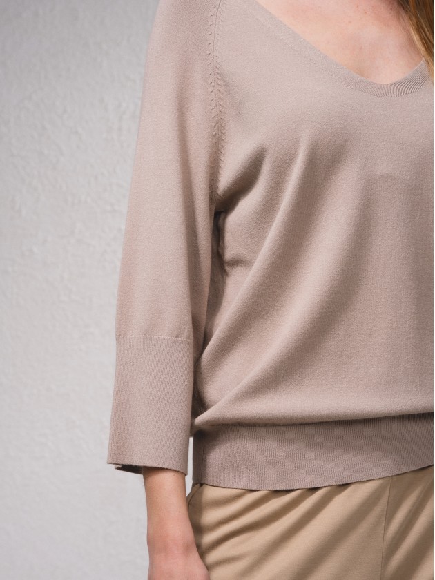 Camisola bsica em malha fina