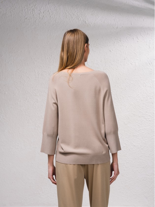 Camisola bsica em malha fina