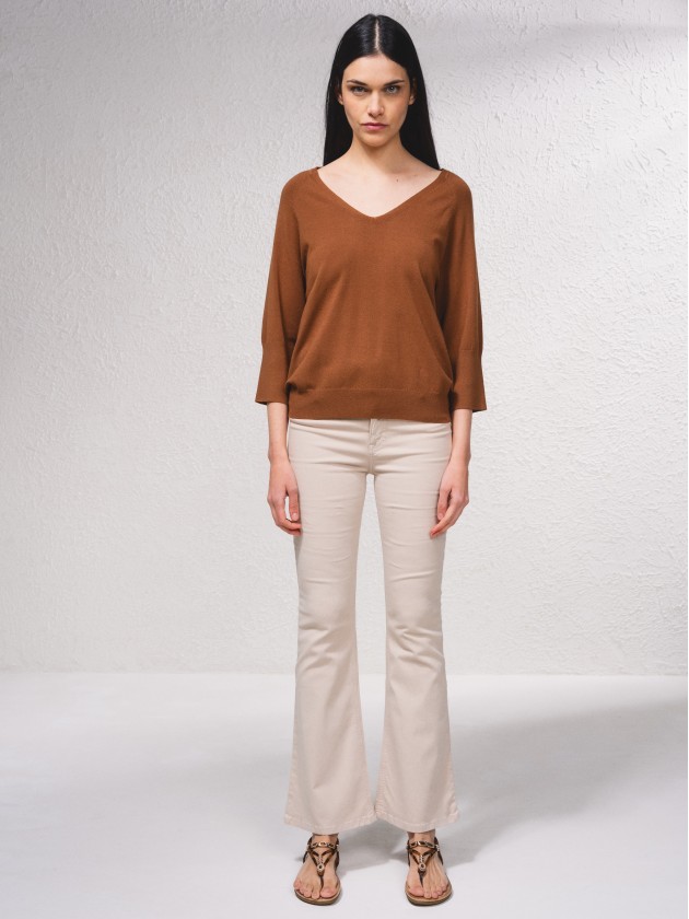 Camisola bsica em malha fina