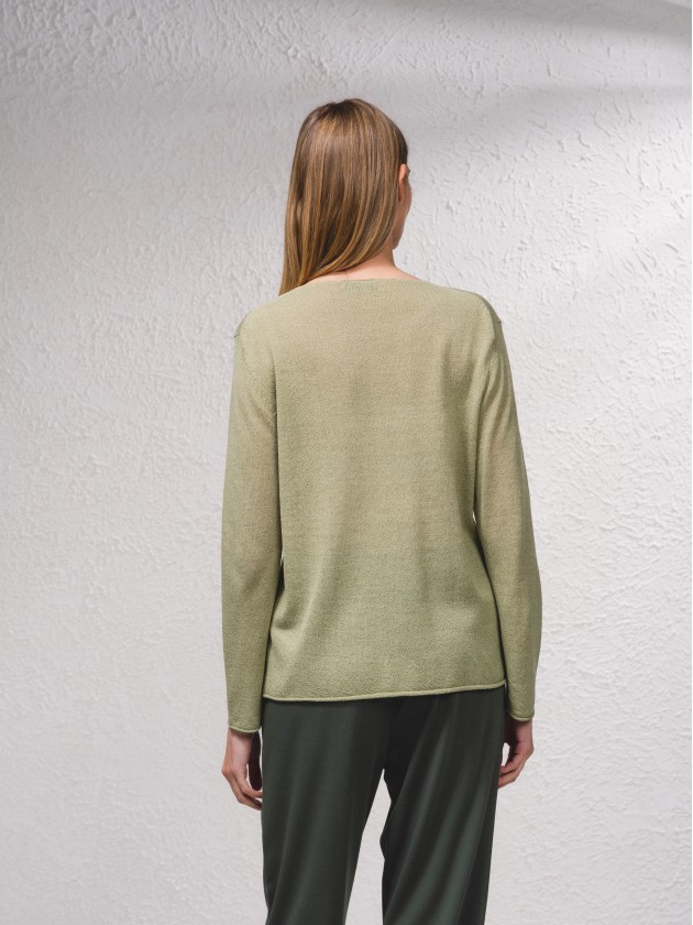 Camisola bsica de malha fina