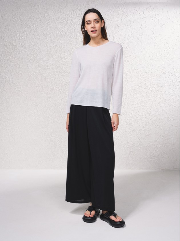 Pull basique en maille fine