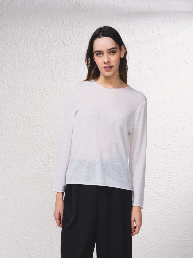 Pull basique en maille fine