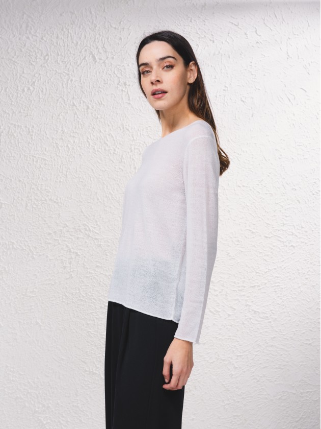Pull basique en maille fine