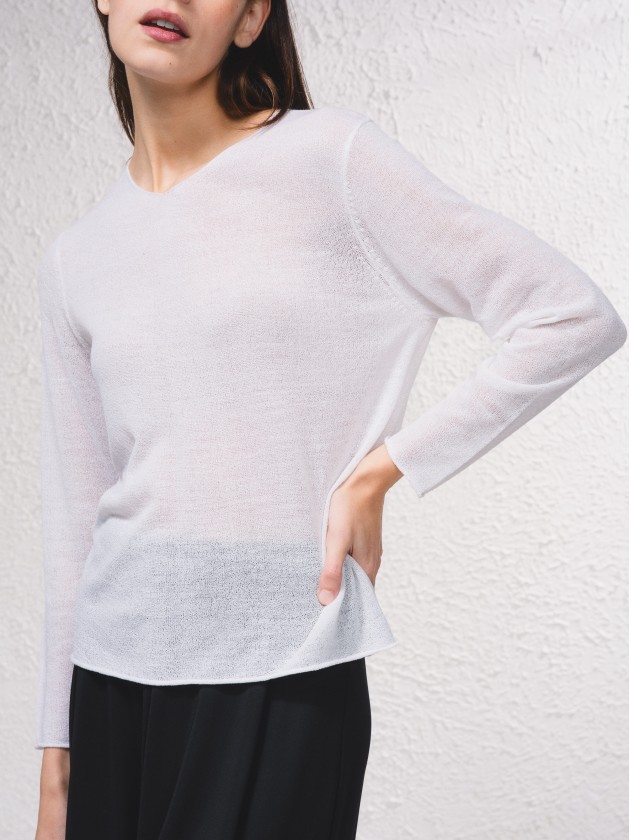 Pull basique en maille fine
