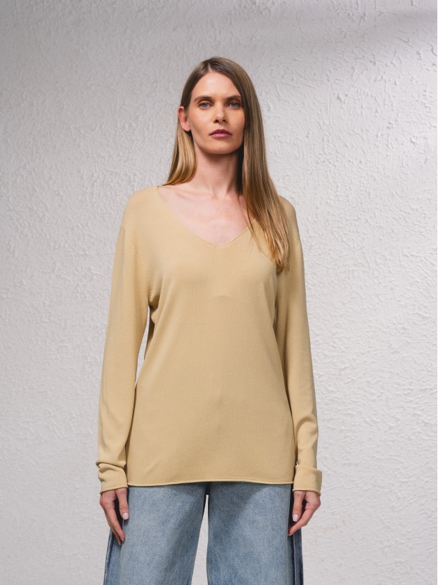 Camisola bsica de malha