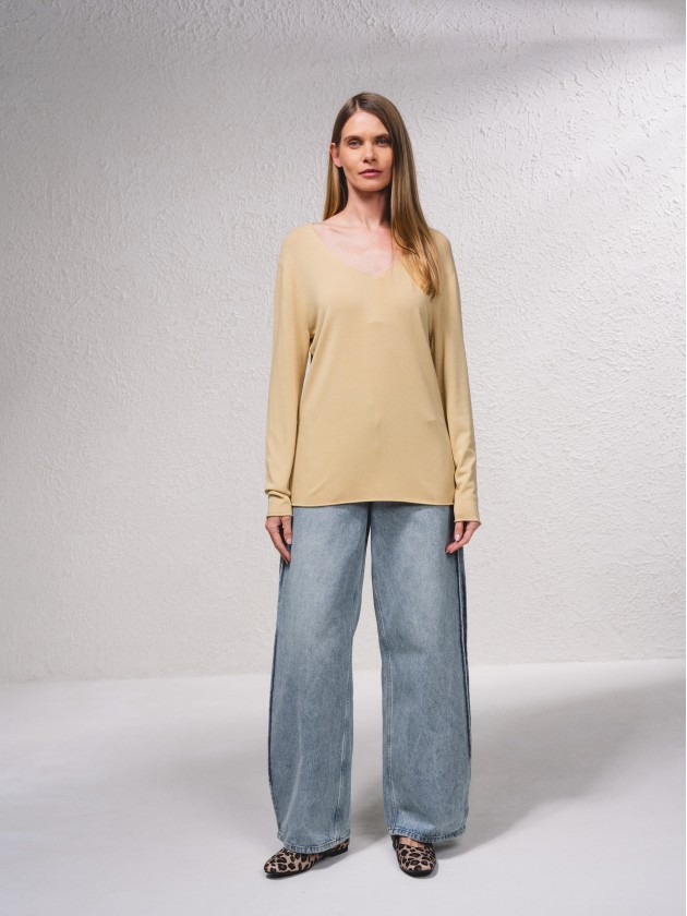 Camisola bsica de malha