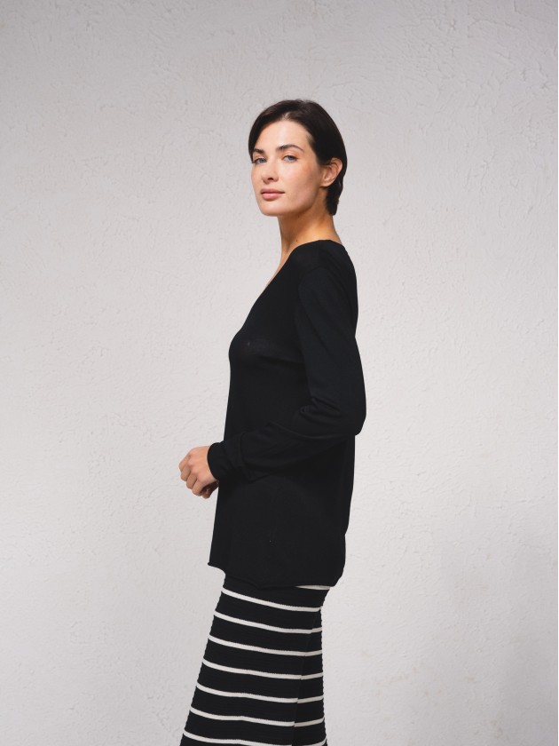 Camisola bsica de malha