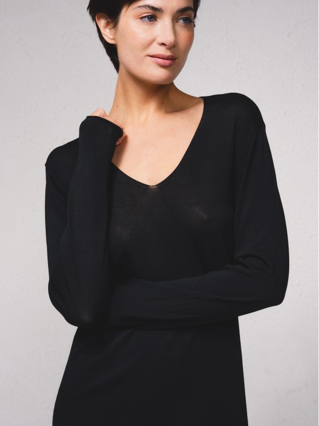 Camisola bsica de malha
