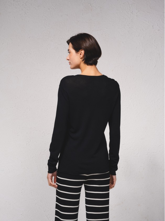 Camisola bsica de malha