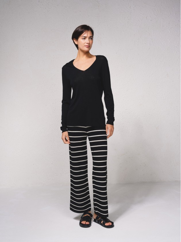 Camisola bsica de malha