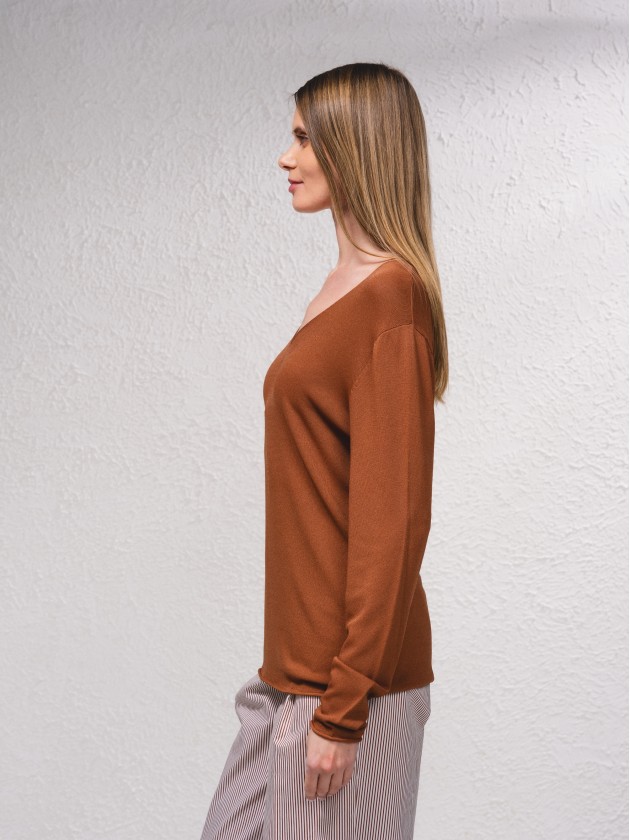 Camisola bsica de malha