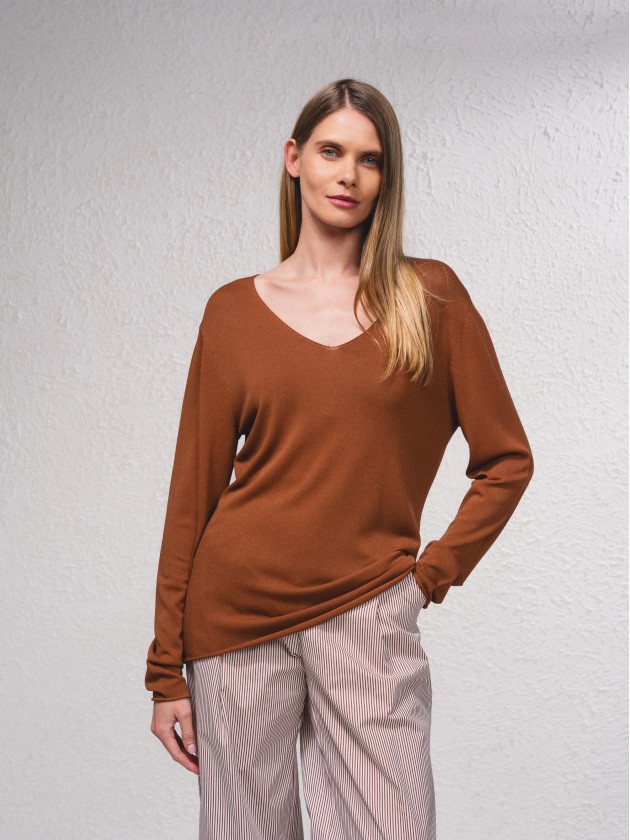 Camisola bsica de malha