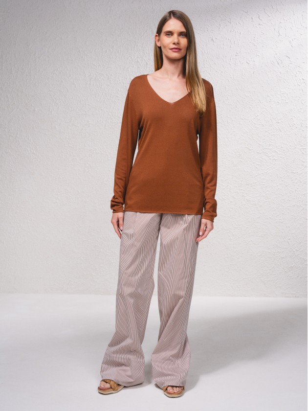 Camisola bsica de malha
