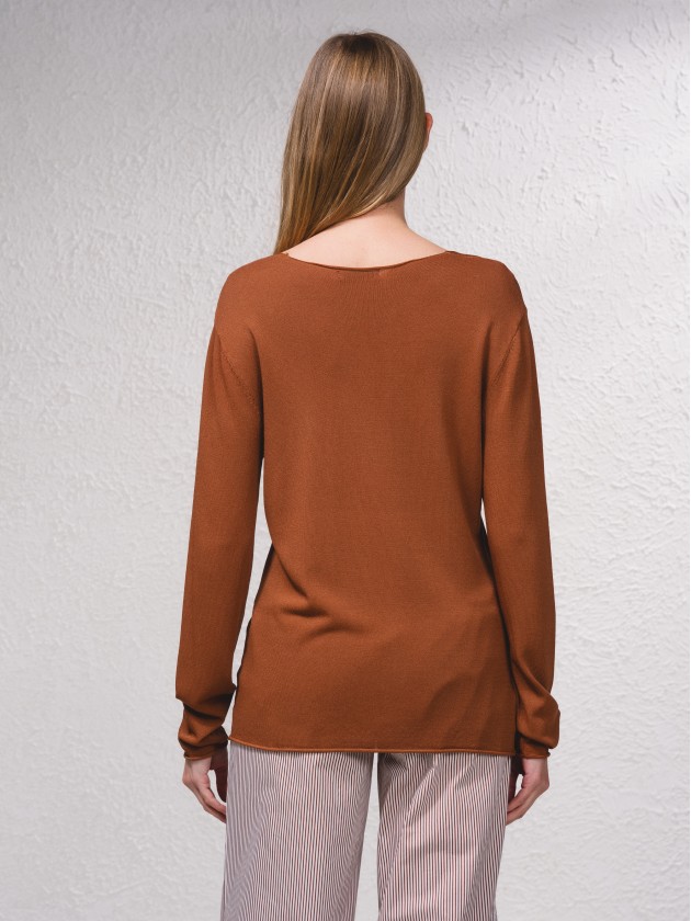Camisola bsica de malha