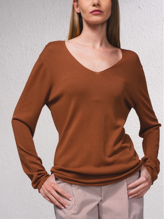 Camisola bsica de malha