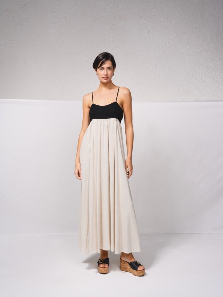 Robe avec haut contrast