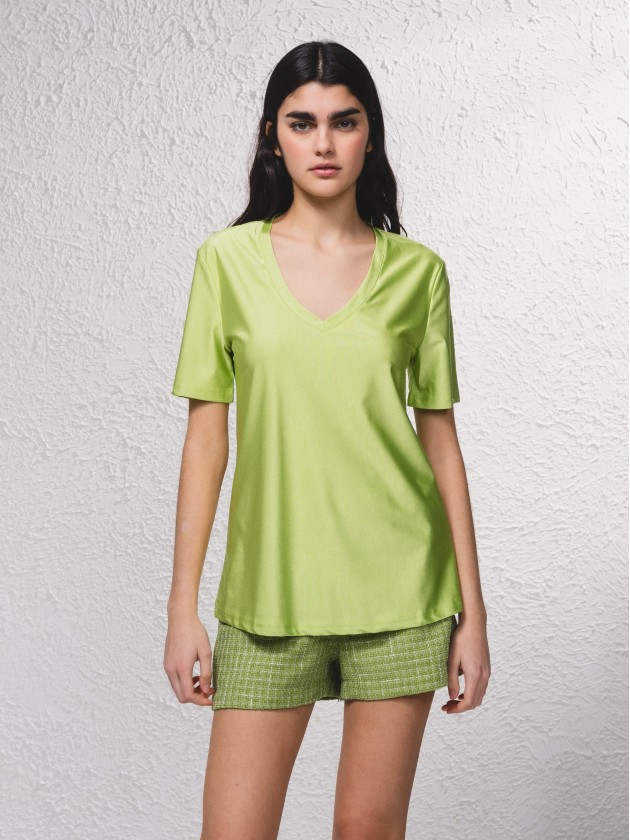 T-shirt bsica fluda