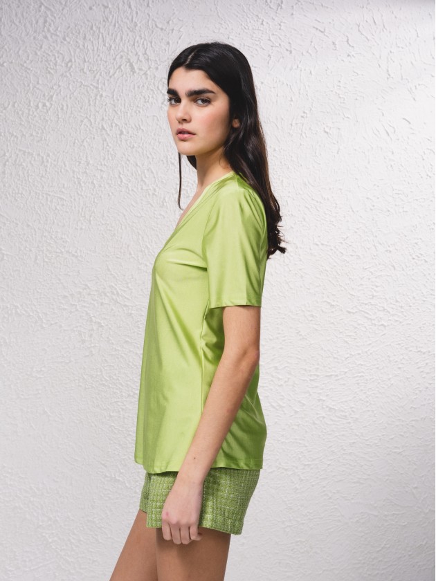 T-shirt bsica fluda