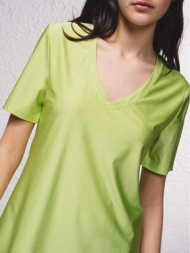 T-shirt bsica fluda