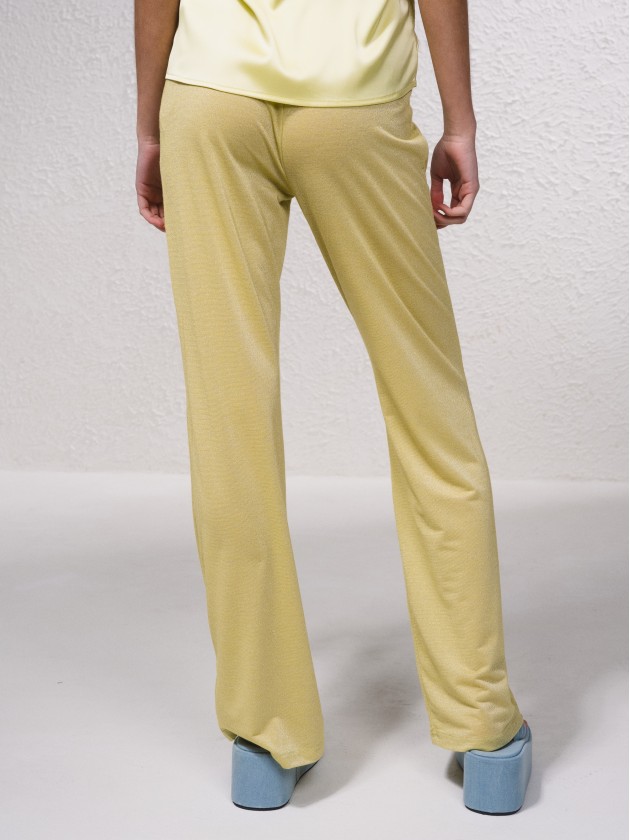 Pantalon avec lurex