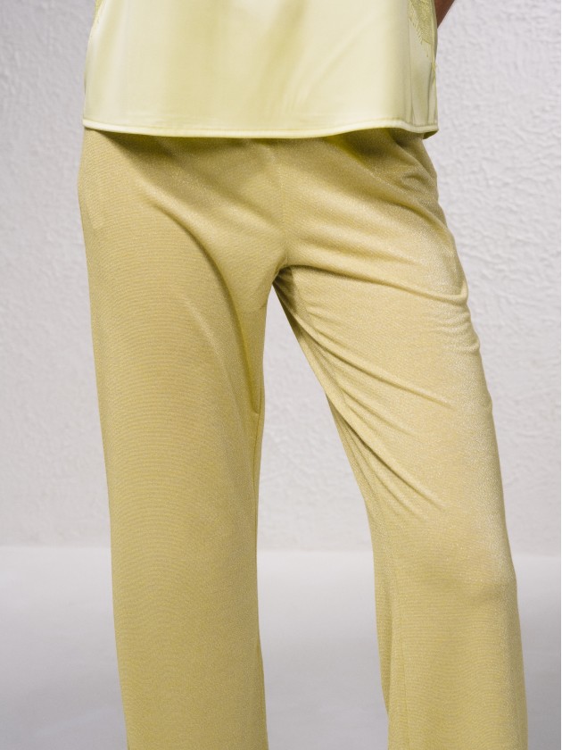 Pantalon avec lurex