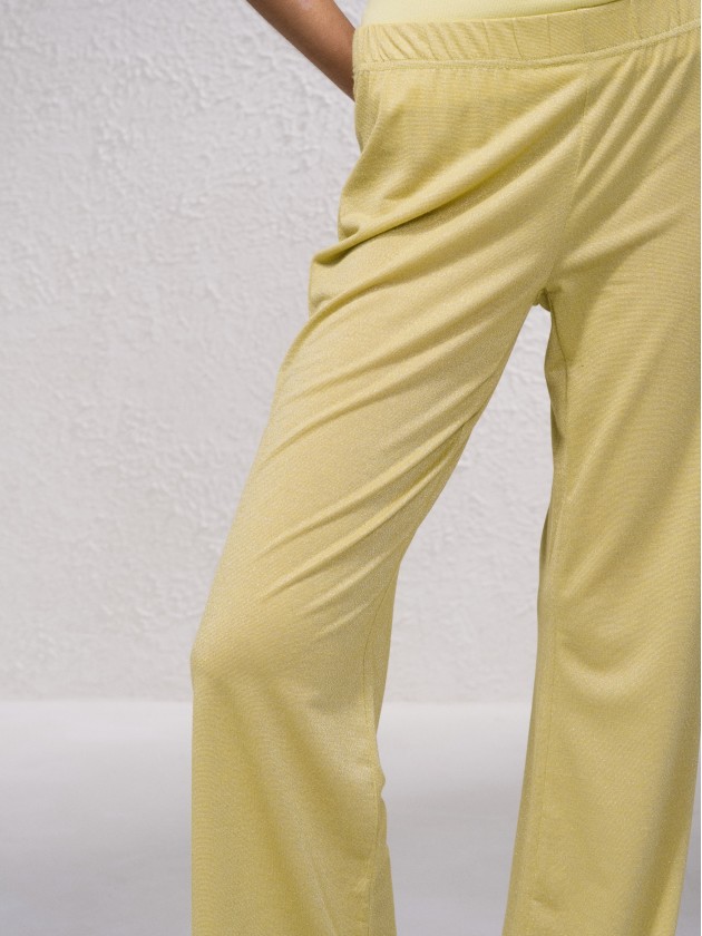 Pantalon avec lurex