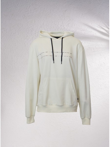 Sweat  capuche avec texte imprim