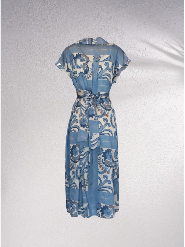 Robe midi imprime