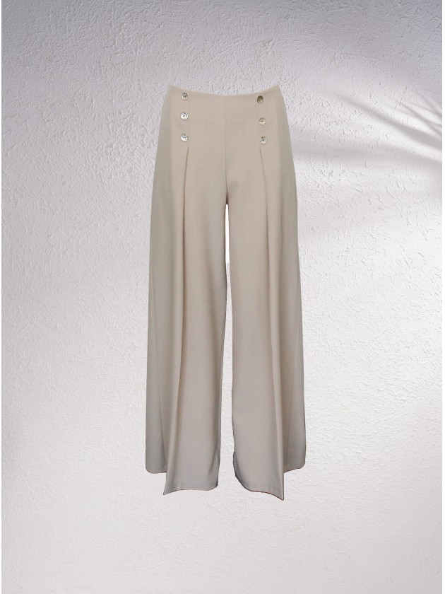 Cala wide leg com pinas