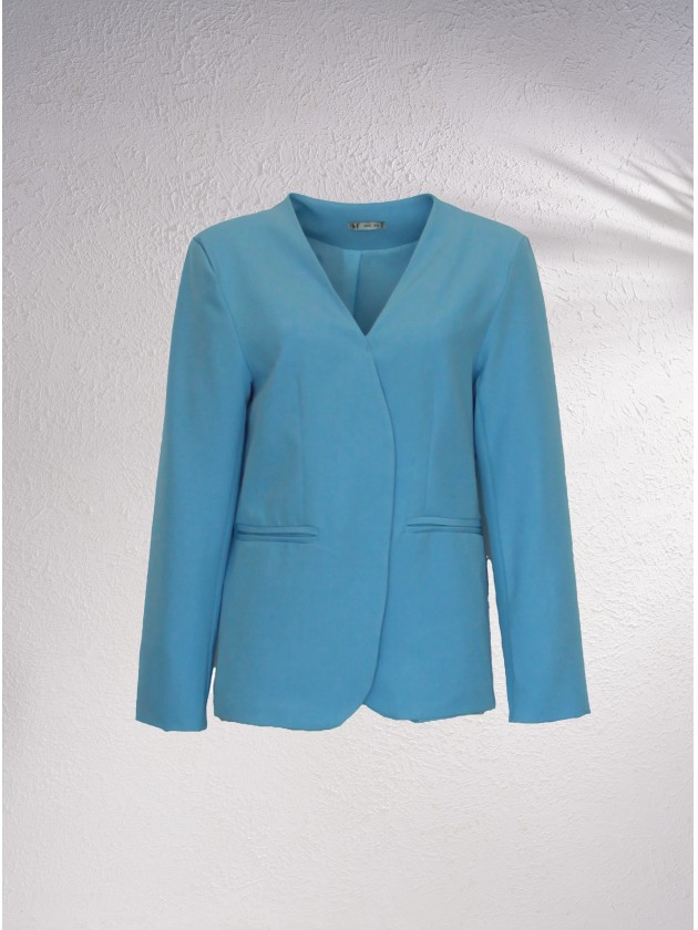 Blazer fato sem fecho
