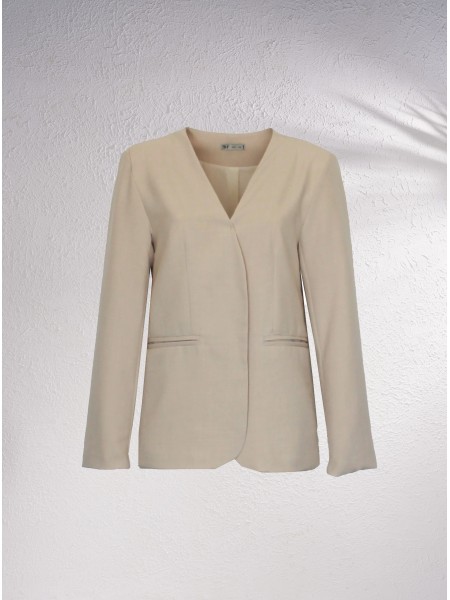 Blazer fato sem fecho