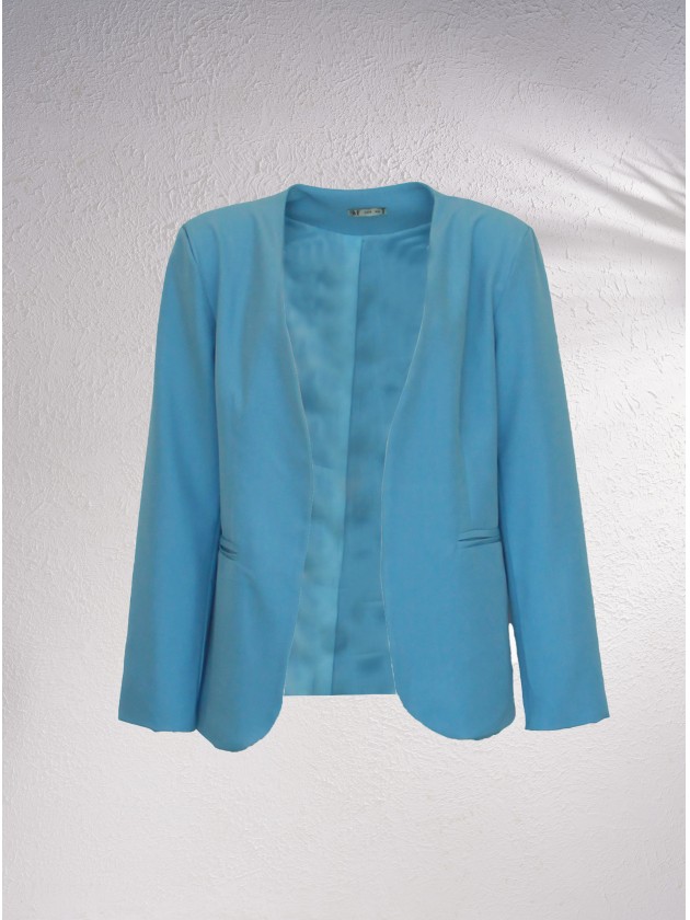 Blazer fato sem fecho