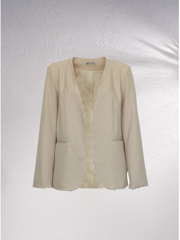 Blazer fato sem fecho