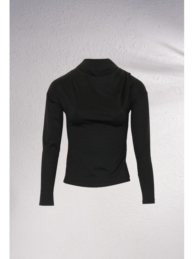 Camisola com franzido no ombro