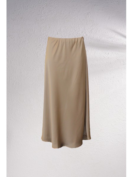 Satin skirt