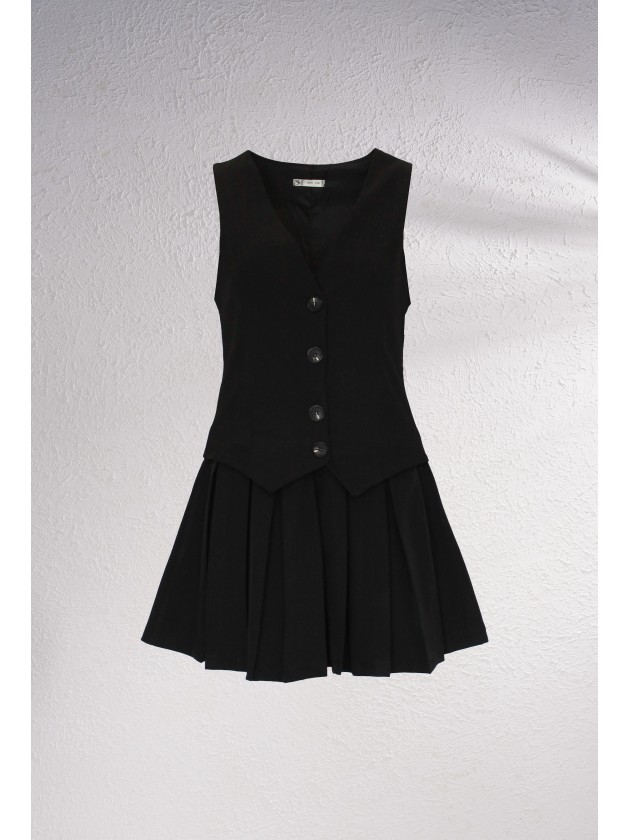 Robe courte combine