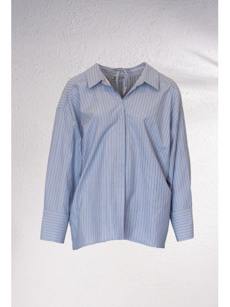 Camisa oversize s riscas