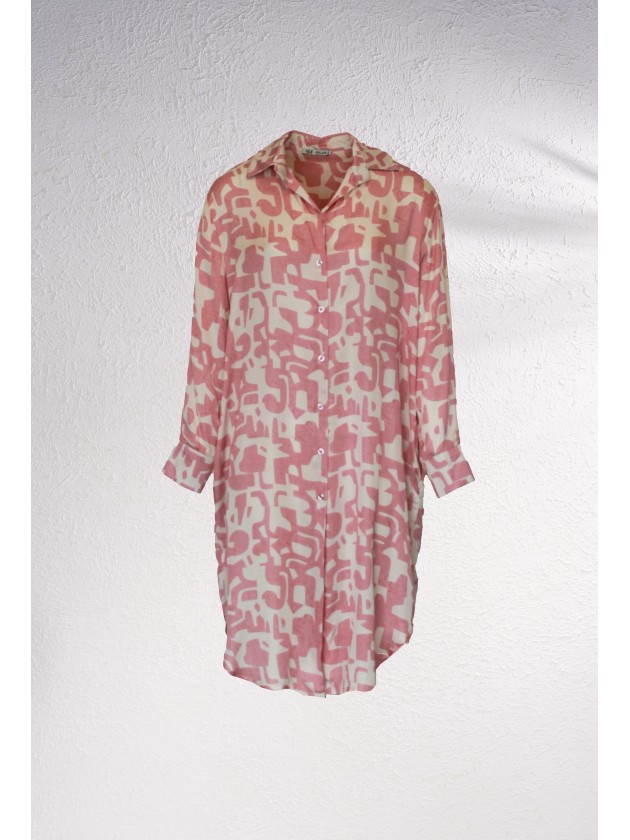 Vestido curto estampado